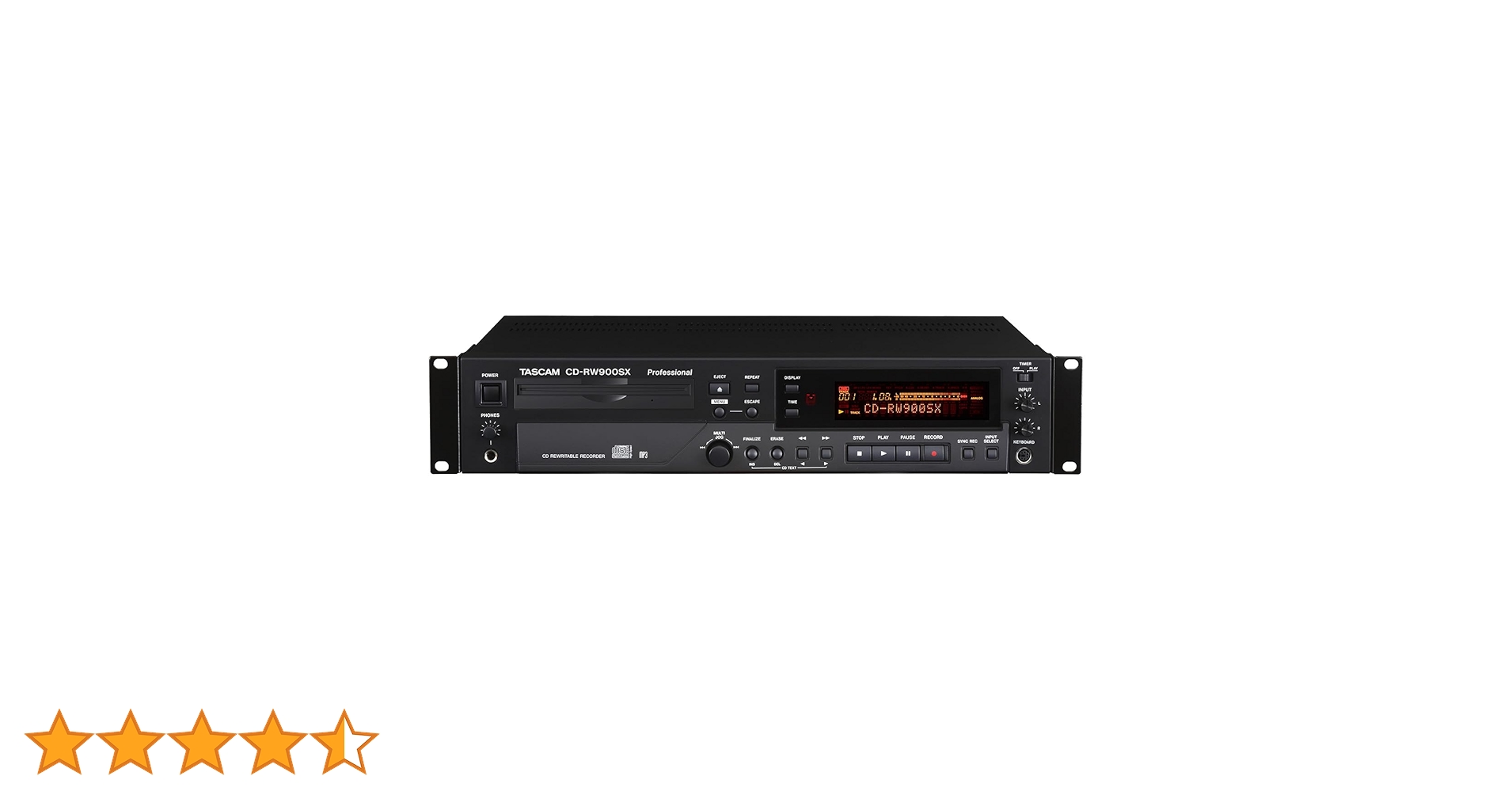 【定価253,000円・プロ用】CDレコーダー　Pioneer RCD-500 低価格を実現した業務用追記型CDレコーダー（CD−R）「RPD−500